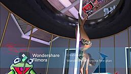 Hot girl doing pole dance 😍