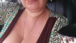 Hey! Look at My Pussy Up Close in the Truck Right Now!