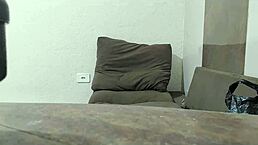 Blonde milf gets tattoo with anal plug in her ass