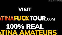 Amateur Latina Bends Over For Big Cock!