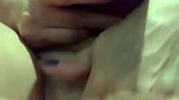 old naughty woman masturbating alone