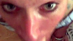 HAVE YOU EVER HAD A STARING CONTEST WITH A SLUT SUCKING YOUR COCK?!