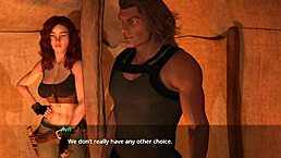 美女红发在丛林脱衣给《欲望之城03》打飞机