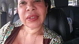 Hey! Look at My Pussy Up Close in the Truck Right Now!