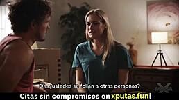 She craves taboo sex with family in Spanish subbed Latina action