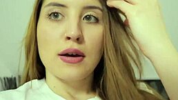 girl messing around with balloons while rocking pantyhose. just casual fun today.