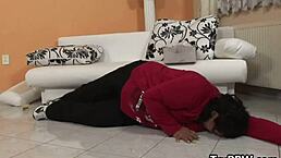 So this desperate plumper gets rescued by a pervert and rewards him with hardcore sex, you know?