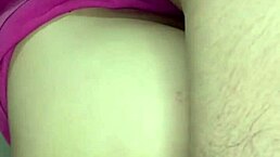 First Time Anal Sex Standing Up, Her Ass Dripping with Cum