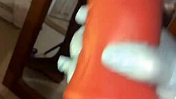 Deep Throating Big Cock In Stockings!