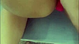 Wife doing striptease for friend in homemade sex