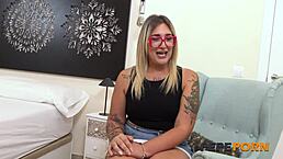 Tania storms Spain with naked attractions porn