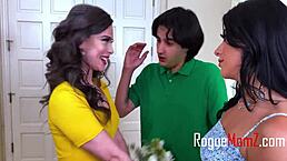 Step Mom and Favorite Waitress Team Up for Sweet Dessert