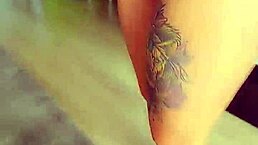 blonde amateur couple explores dirty talk and cowgirl positions with big fake tits leading to intense orgasms