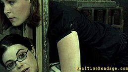 Clamped Tits Get Intensive Toy Shoveling In Rough Fucking