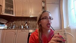 Russian Goddess Dominates with Dirty Talk and Long Nails