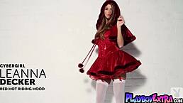 little red riding hood leanna decker introducing her huge natural boobs