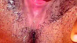 Wet Pussy Masturbation by Ebony Babe, So Juicy and Tight, Wow!