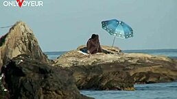 did this beach voyeur photo shoot turn into hardcore sex under the sun