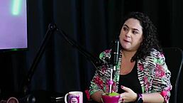 brazilian blonde marina karam in sheer red lingerie