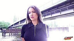 German Scout's First Anal Fuck in Casting with Big Butt Teen Crystal Richi!