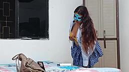 Colombian Student Tries Homemade Porn in Casting!