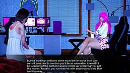 Redhead Stepmother's Maid Blowjob Tease?