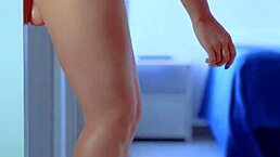 College Girls Feel Excited Playing With Dildo In Sexy Dress And Sneakers