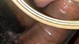 Exclusive ebony deepthroat session