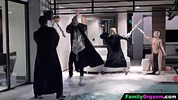 FamilyOrgasm shows step-fathers luring stepdaughters into dark doggystyle