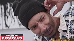 Tiny 18+ Latina spinner faces intense first-time DP