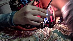 Stepsister cheated on her boyfriend, hooking up with stepbrother's college friend. Her tight, wet pussy made him explode inside, cum dripping down her ass.