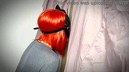 Ginger girl found gloryhole