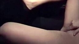 Busty Milf Fingers Herself in Public Car