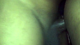 Thick Cum Dripping on Her Pussy