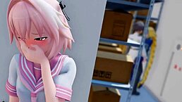 i cum hard as astolfo with my big cock and small tits