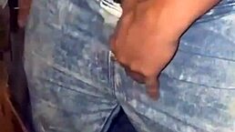 Esposa safada teases and sucks cock at glory hole while husband films