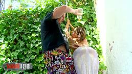 hot spanish babe with big tits and big pussy gets fucked hard having orgasms