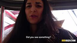 Stacy Sommers Catches Me Jerking Off on Tram!