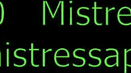 Dominatrix Mistress April brainwashes unworthy slave with intense domination