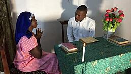 Step Sister Confesses Sins To Reverend Father In Convent