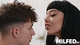 cheating busty milf goes wild for young 18+ hard cock