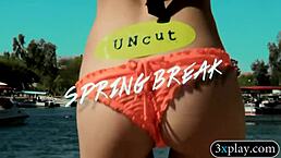 nasty babes flash ass in outdoor orgy with dudes