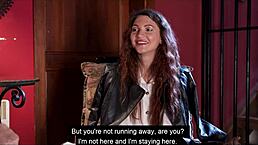 Pornstar endures kinky humiliation in first whipping session