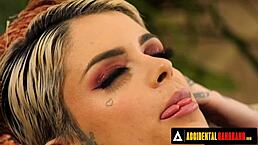 Accidental Gangbang With Leigh Raven's Double Penetration?