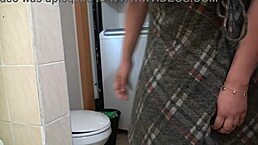 stepson catches stepmom in embarrassing homemade situation