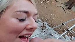 Public encounter leading to facial.