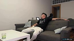 He invited her home for a movie and fucked her rough