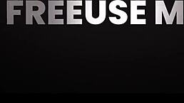 Newlywed curvy Angelina Moon rides Donnie Rock on sofa.