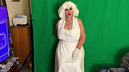 Granny Norma Jean Sucks Cock Close-Up