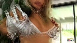 Slut with big tits gets her holes fucked by two guys at once